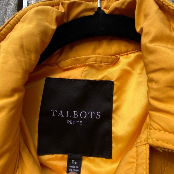 Talbots Petite Marigold Yellow Quilted Jacket - Picture 2 of 9